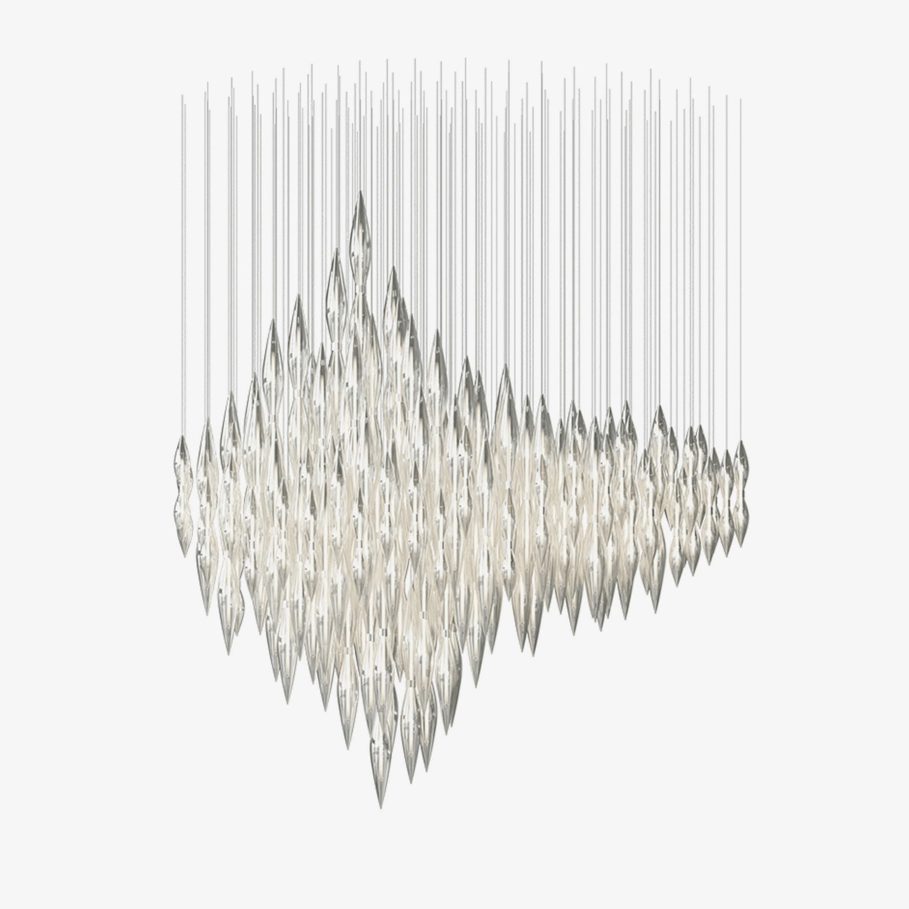 Oloren Prismatic Crystal Chandelier - Lamp Outdoor