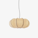 Oblate Silk Pendant Lamp - Lamp Outdoor