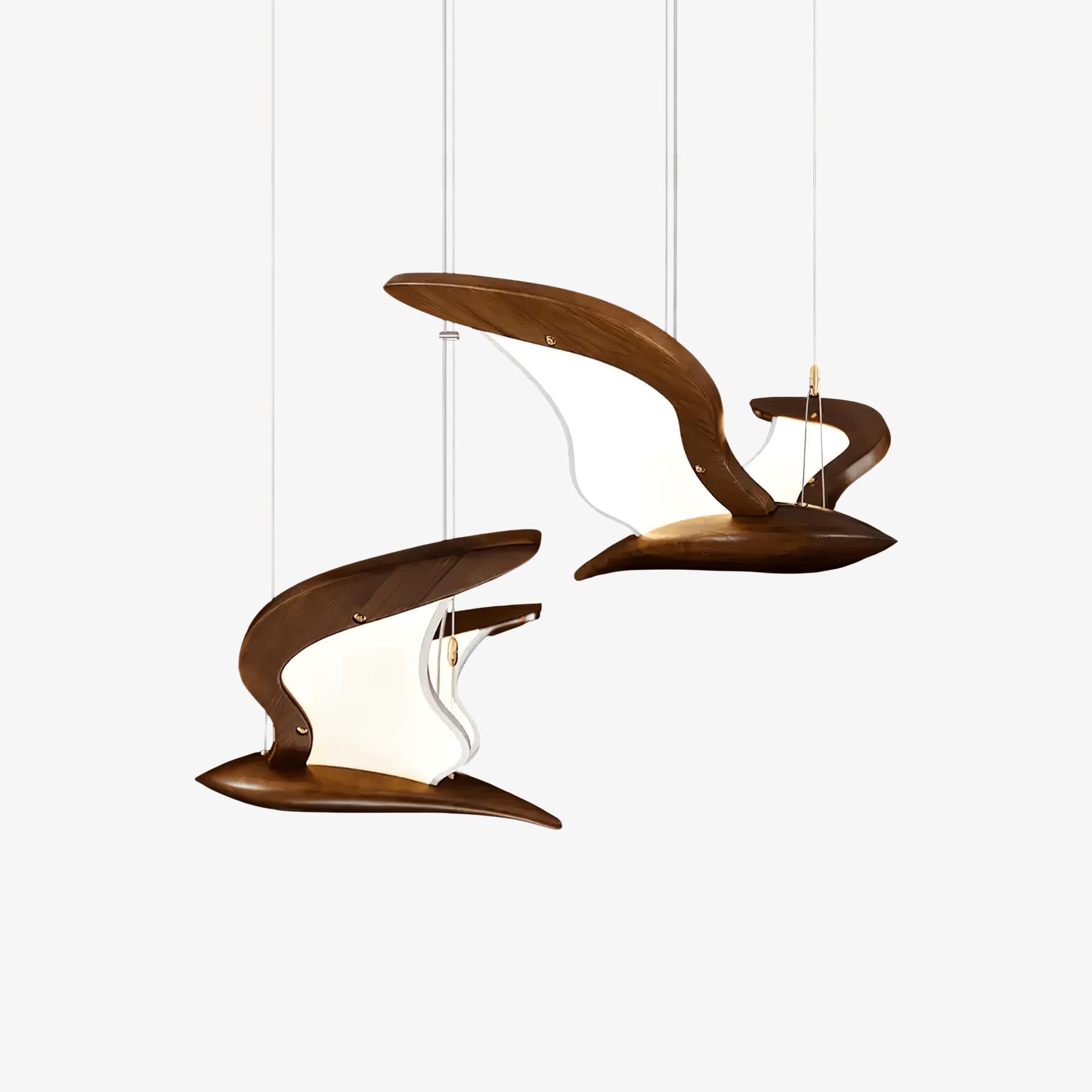 Lyvynia Organic Wood Pendant Light - Lamp Outdoor