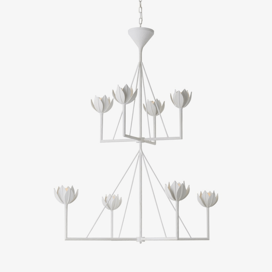 Ulmaris Floral Metal Chandelier - Lamp Outdoor
