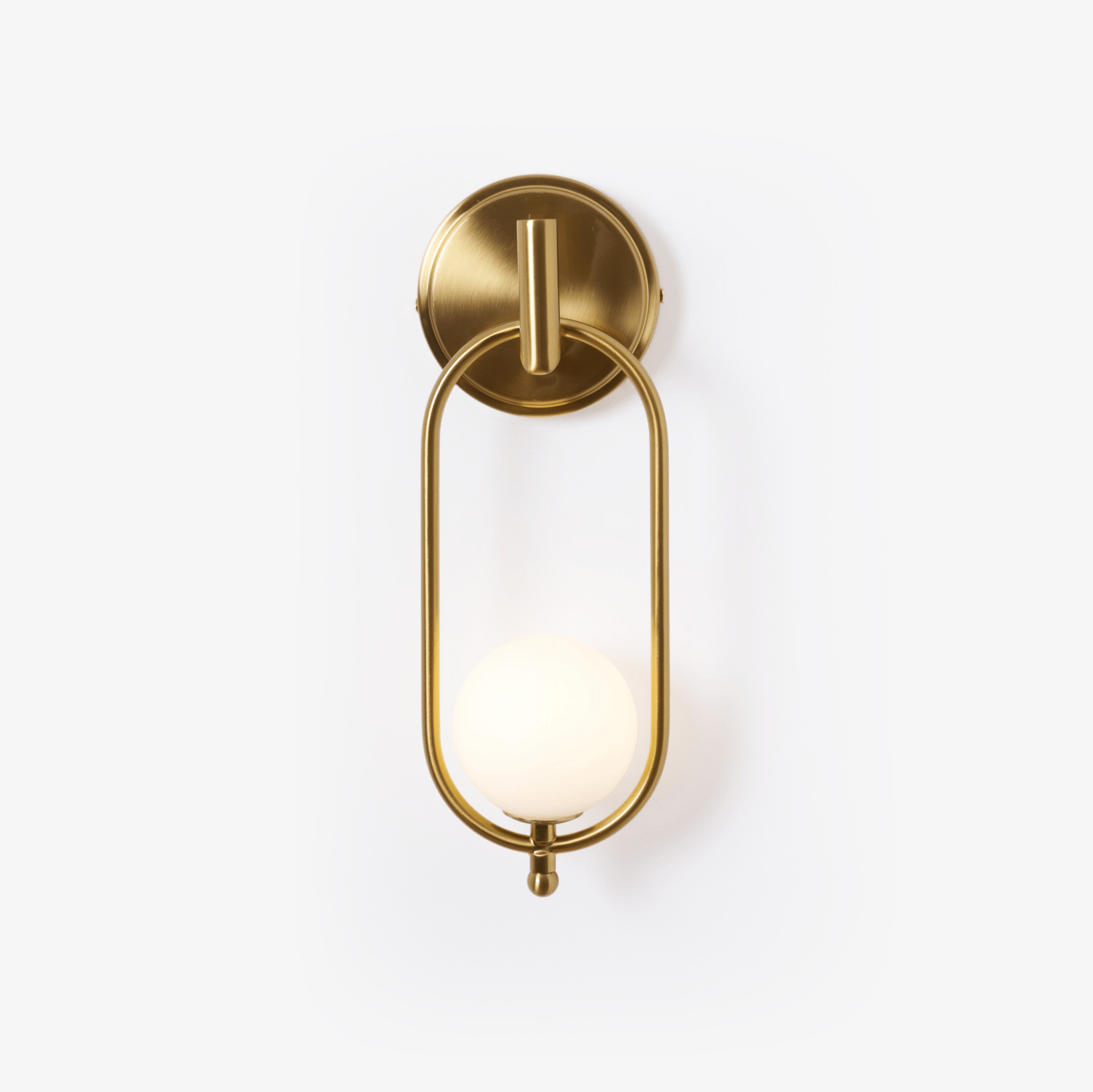 Cumirisra Modern Minimalist Brass Glass Wall Light - Lamp Outdoor