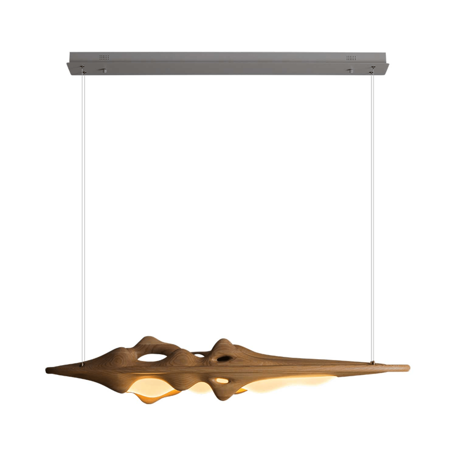 Ulsorira Topographic Wood Pendant Light - Lamp Outdoor