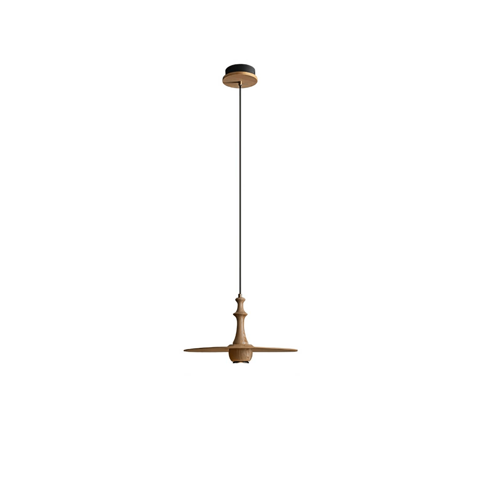 Wooden Spin Pendant Light - Lamp Outdoor