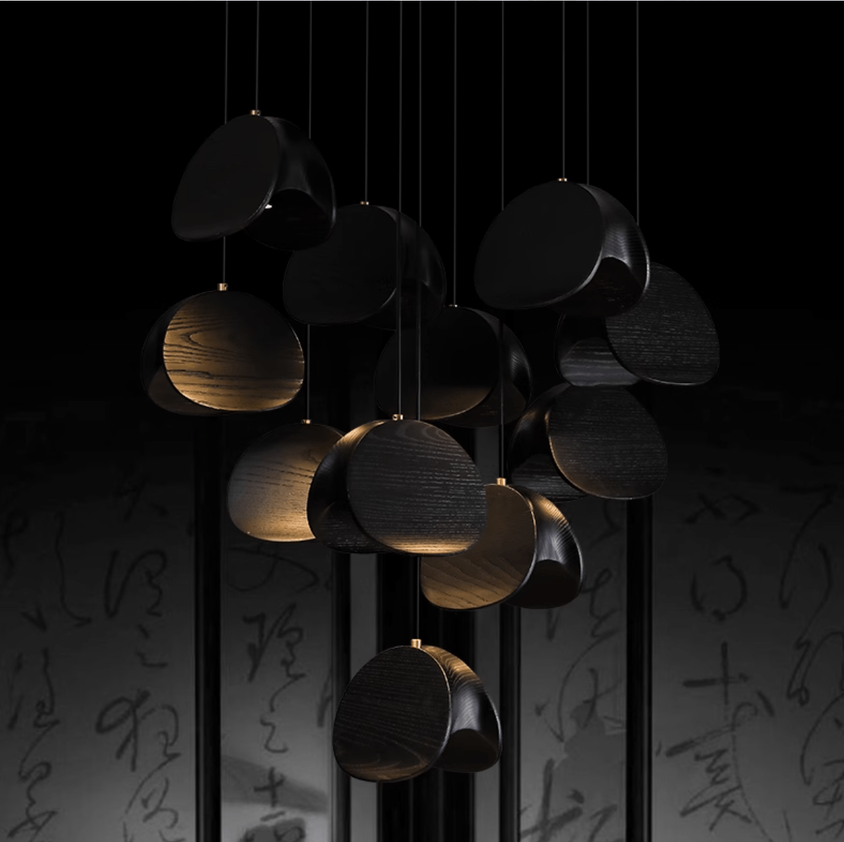 Tavro Minimalist Wood Pendant Light - Lamp Outdoor