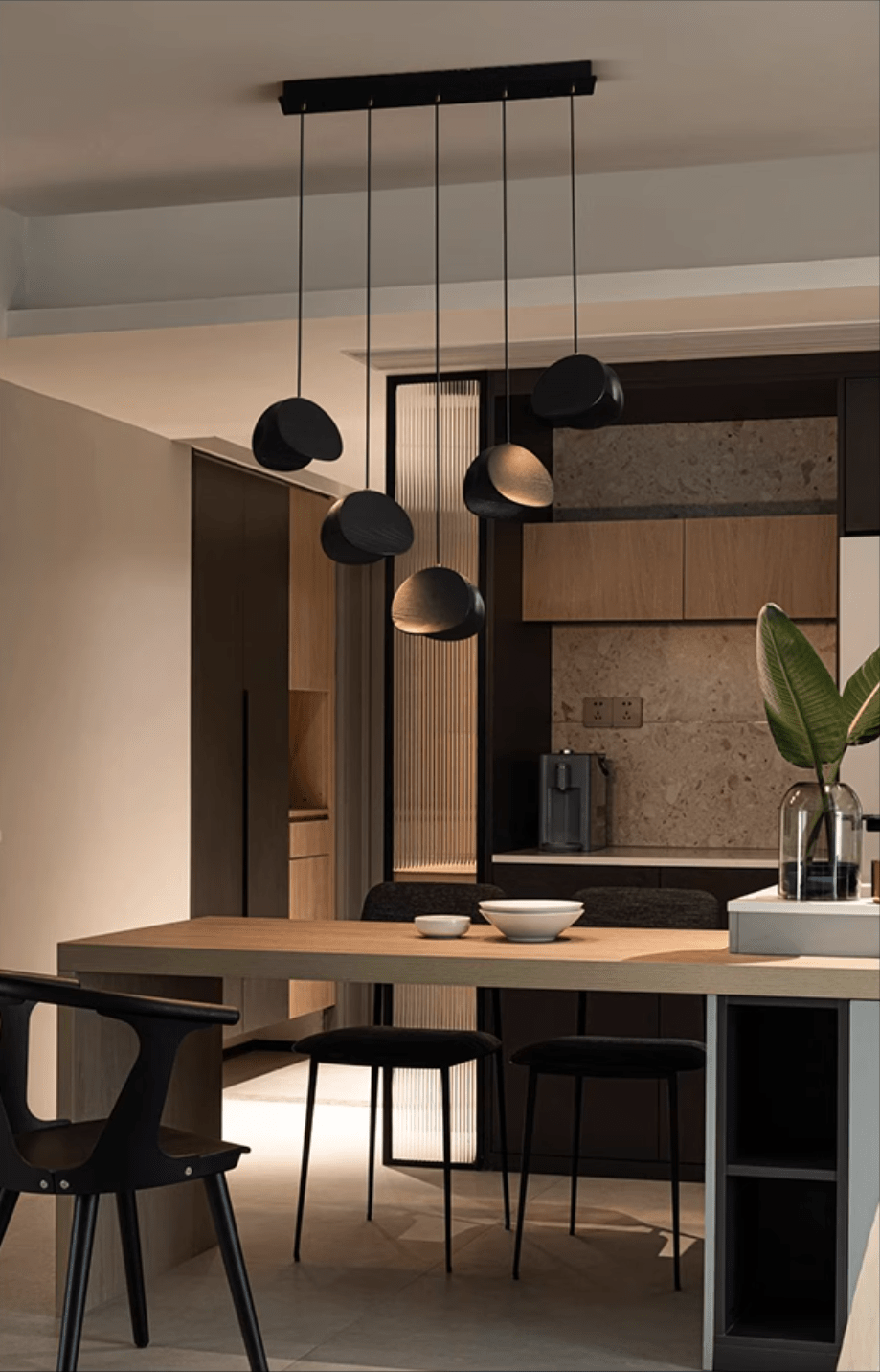 Tavro Minimalist Wood Pendant Light - Lamp Outdoor