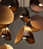 Tavro Minimalist Wood Pendant Light - Lamp Outdoor