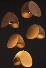 Tavro Minimalist Wood Pendant Light - Lamp Outdoor