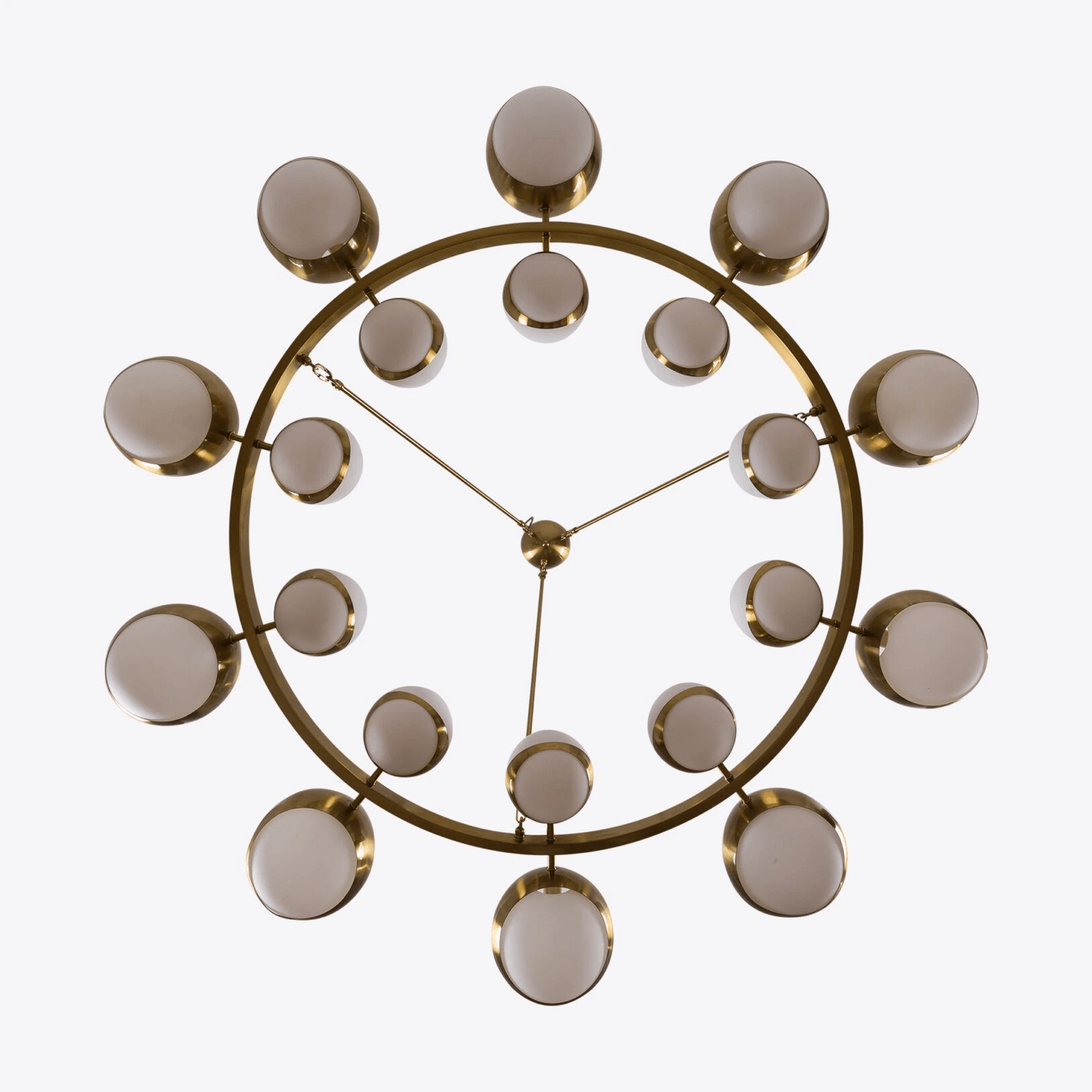 LuminaSphere Modern Brass Chandelier - Lamp Outdoor