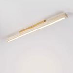 Orvenarae Minimalist Travertine Linear Light - Letslighting