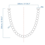 PearlCascade Glass Bead Chandelier - Lamp Outdoor
