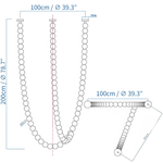 PearlCascade Glass Bead Chandelier - Lamp Outdoor