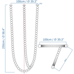 PearlCascade Glass Bead Chandelier - Lamp Outdoor
