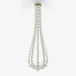 PearlCascade Glass Bead Chandelier - Lamp Outdoor