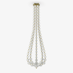 PearlCascade Glass Bead Chandelier - Lamp Outdoor