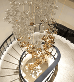 Nephele Crystal Leaf Chandelier - Lamp Outdoor