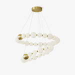 Cetalan Elegance Art Pearls Plastic Chandelier - Lamp Outdoor