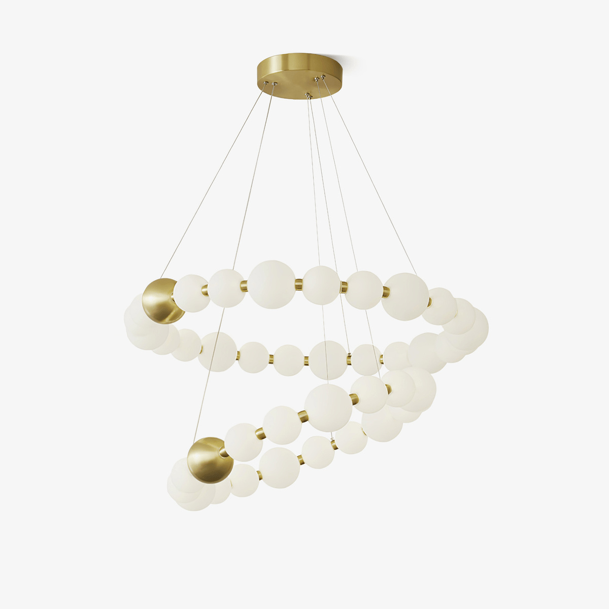 Cetalan Elegance Art Pearls Plastic Chandelier - Lamp Outdoor