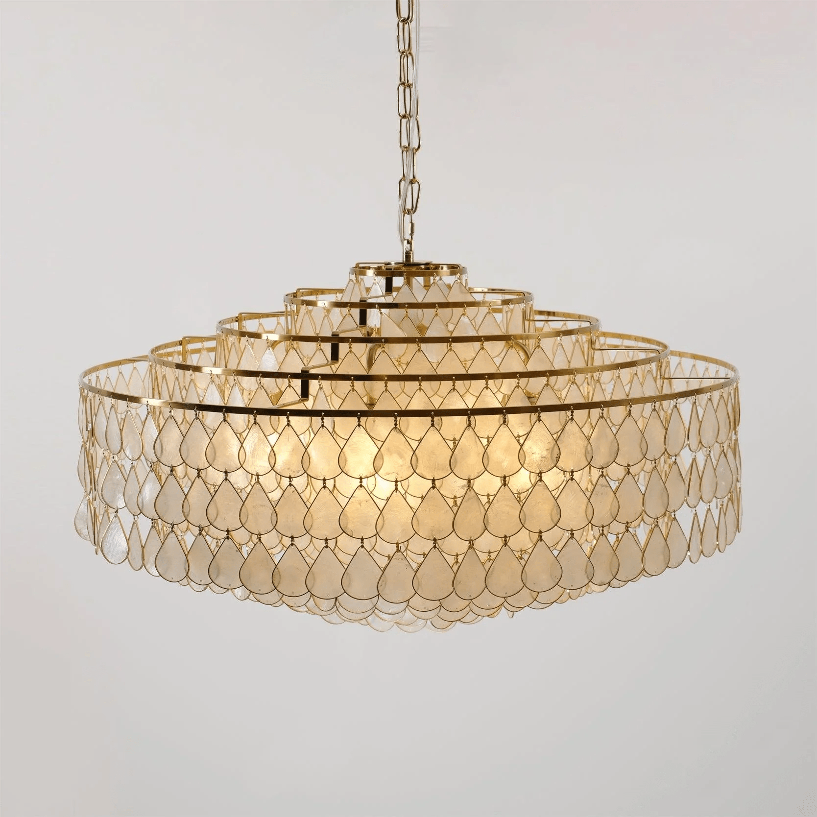 Teardrops Shell Chandelier - Lamp Outdoor