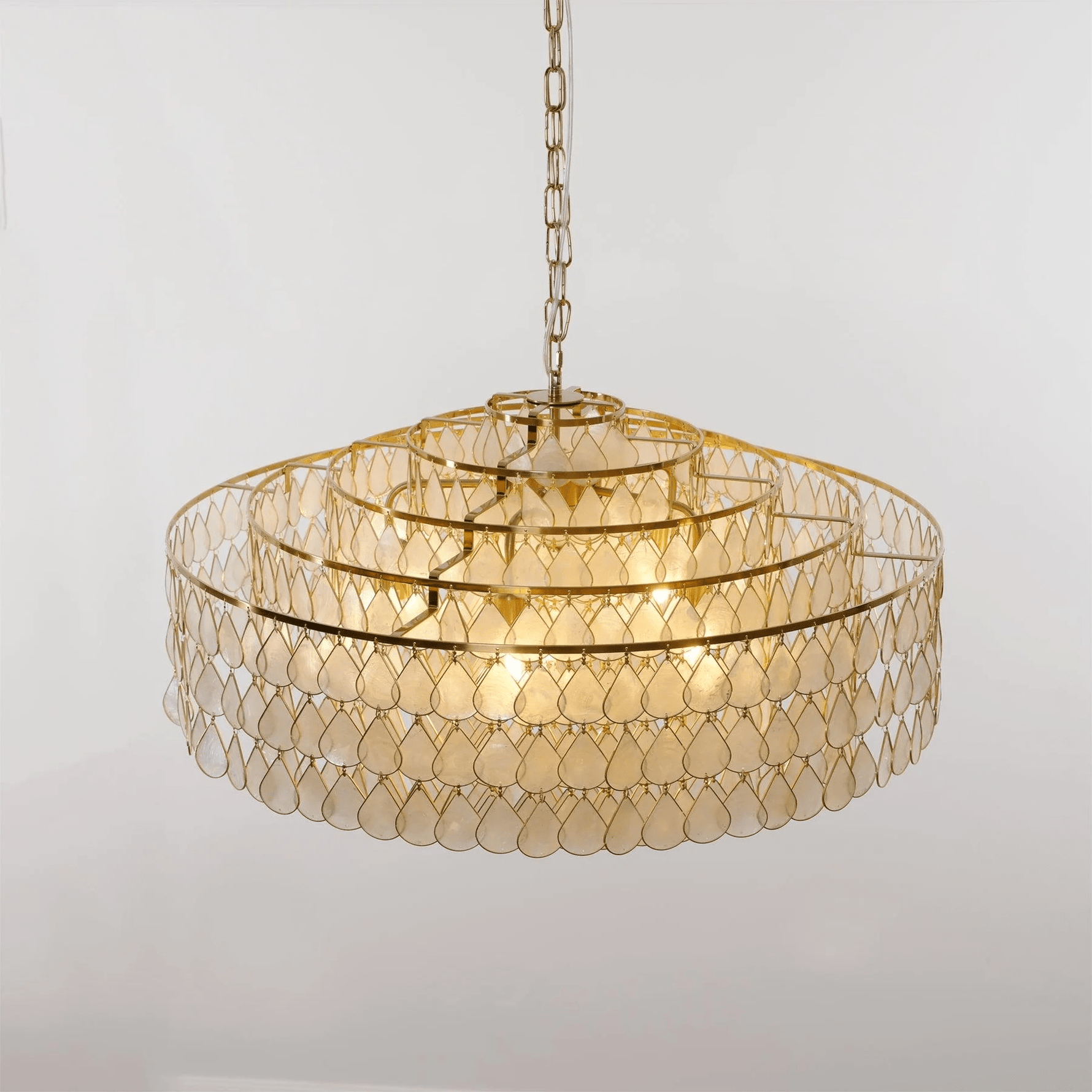 Teardrops Shell Chandelier - Lamp Outdoor