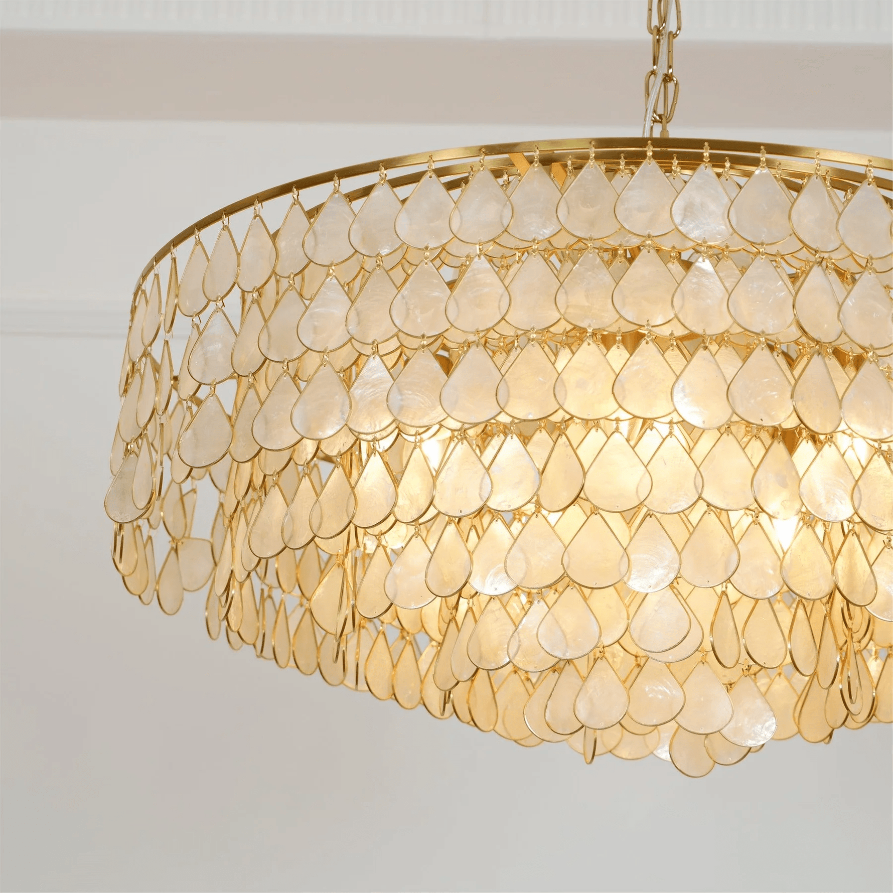 Teardrops Shell Chandelier - Lamp Outdoor
