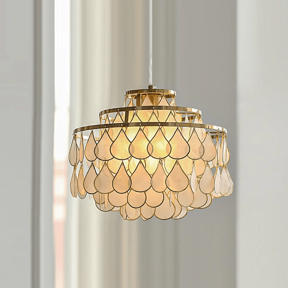 Teardrops Shell Chandelier - Lamp Outdoor