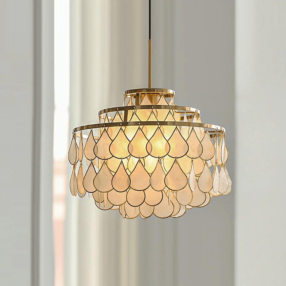 Teardrops Shell Chandelier - Lamp Outdoor