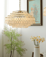 Teardrops Shell Chandelier - Lamp Outdoor