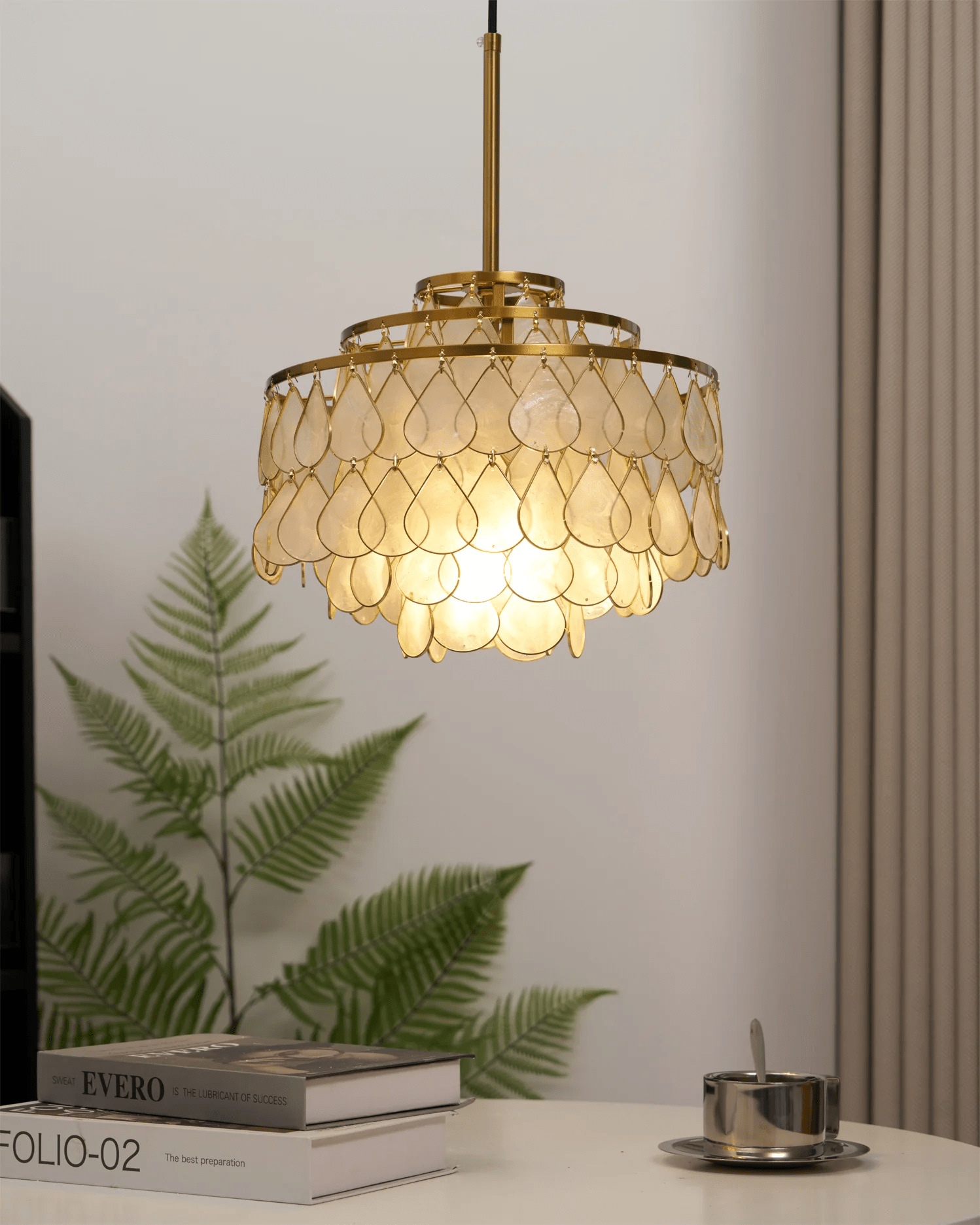 Teardrops Shell Chandelier - Lamp Outdoor