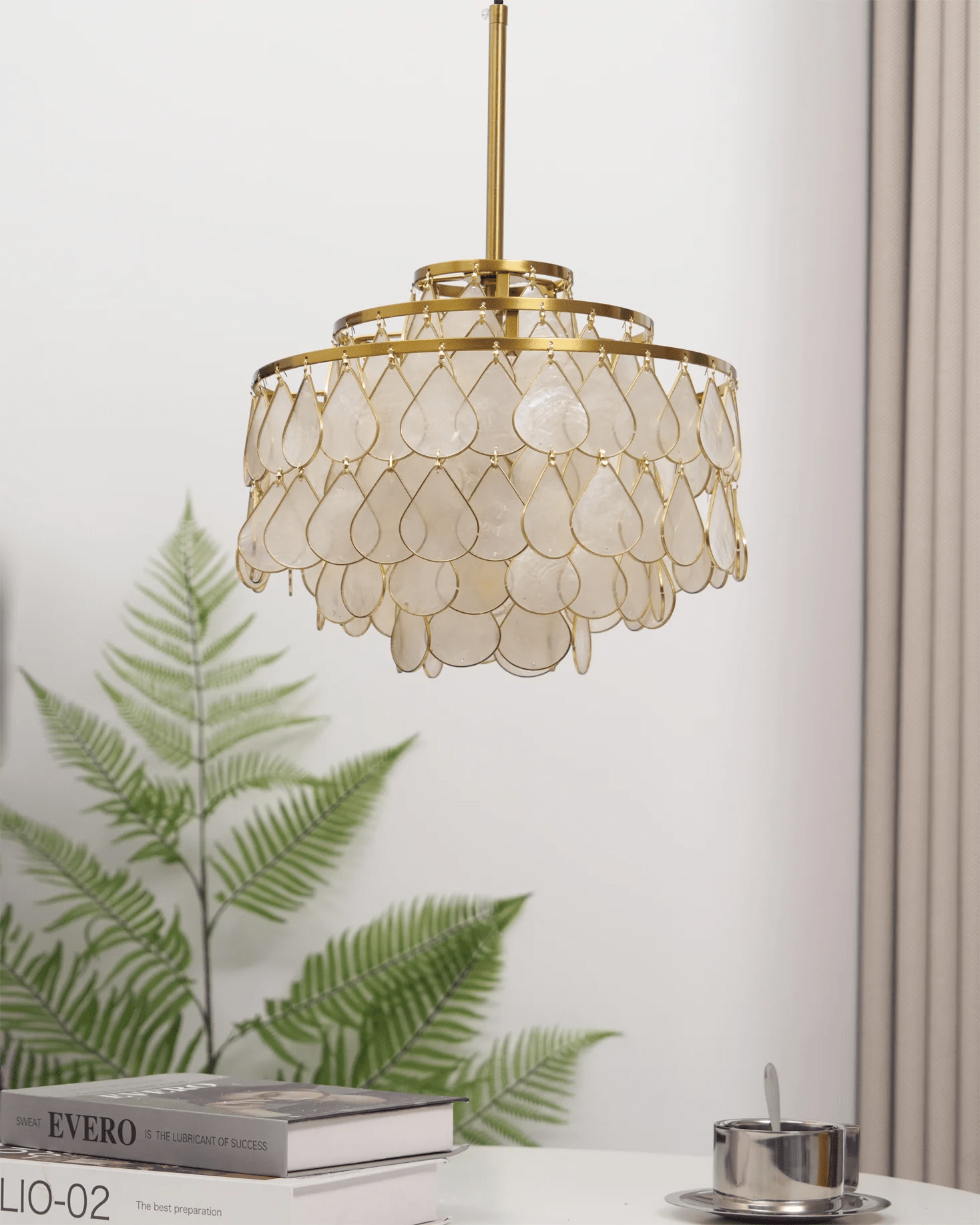 Teardrops Shell Chandelier - Lamp Outdoor