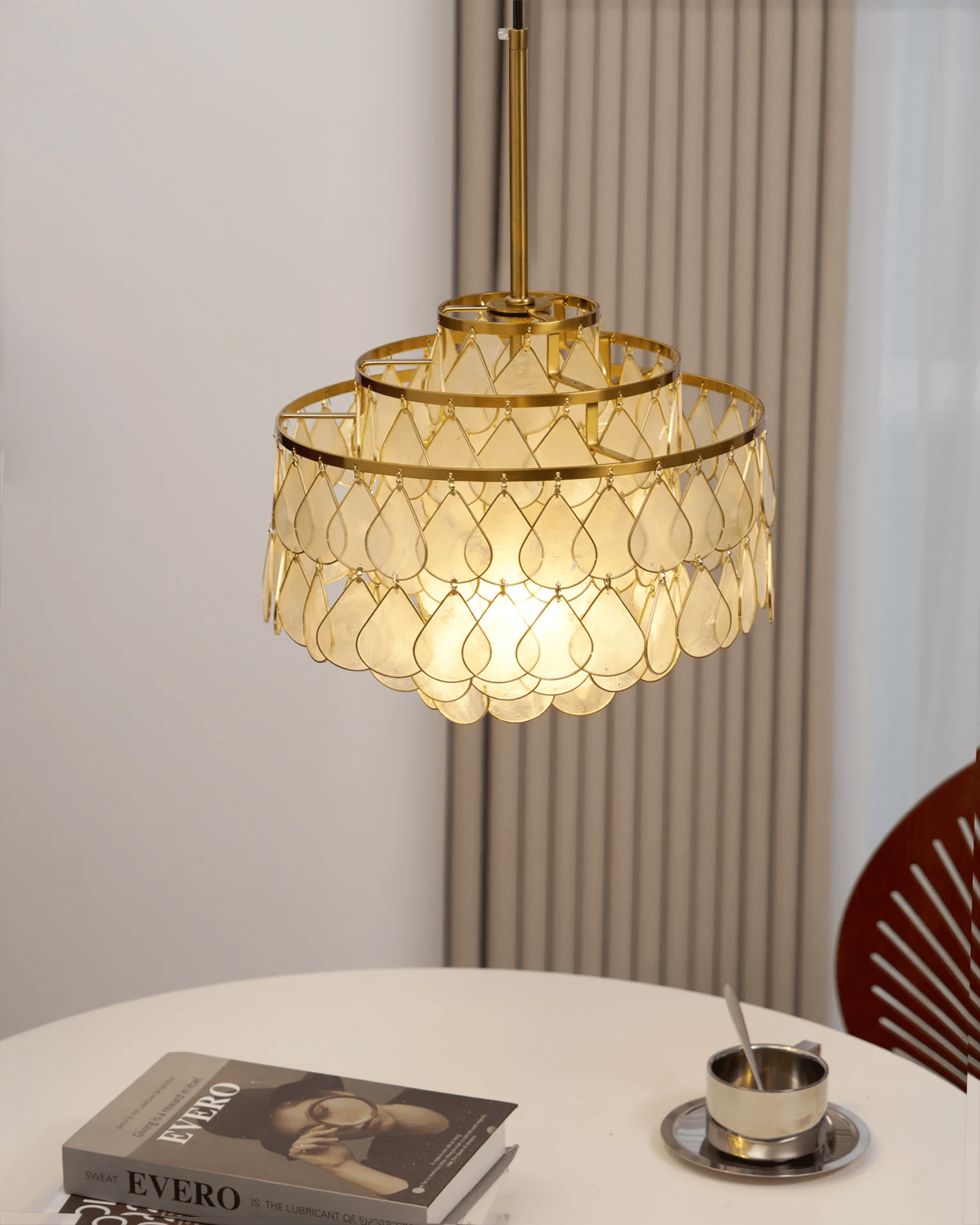 Teardrops Shell Chandelier - Lamp Outdoor