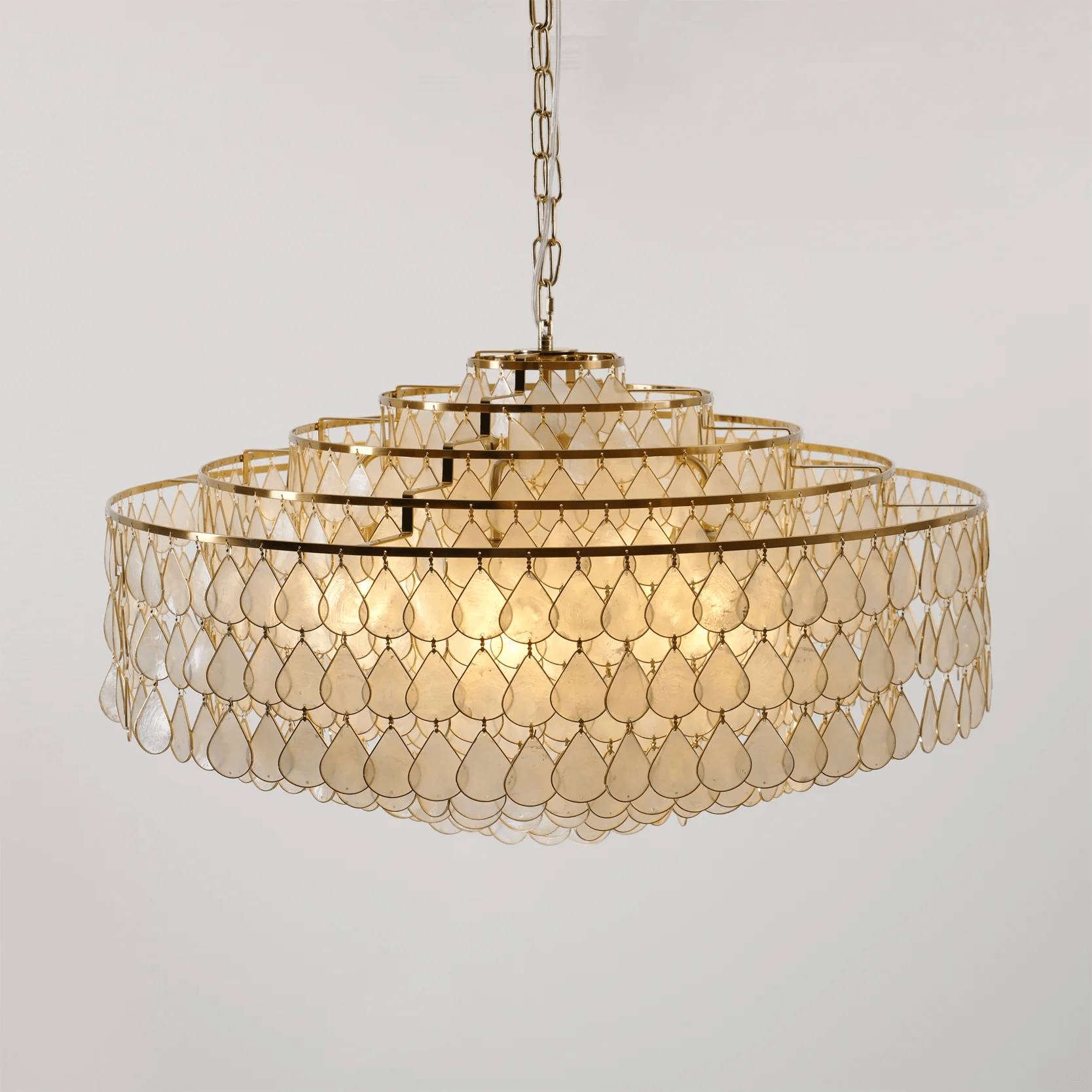 Teardrops Shell Chandelier - Lamp Outdoor