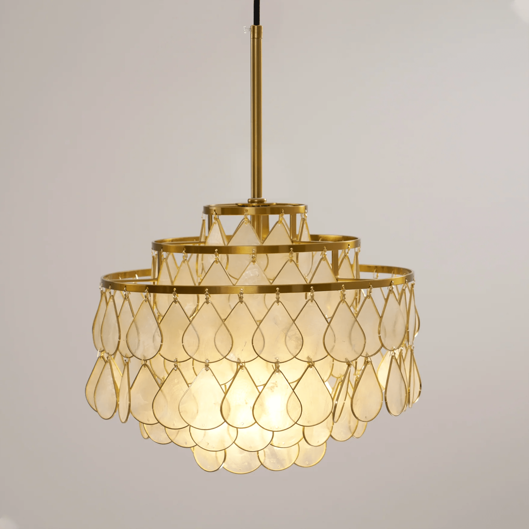 Teardrops Shell Chandelier - Lamp Outdoor
