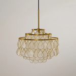 Teardrops Shell Chandelier - Lamp Outdoor