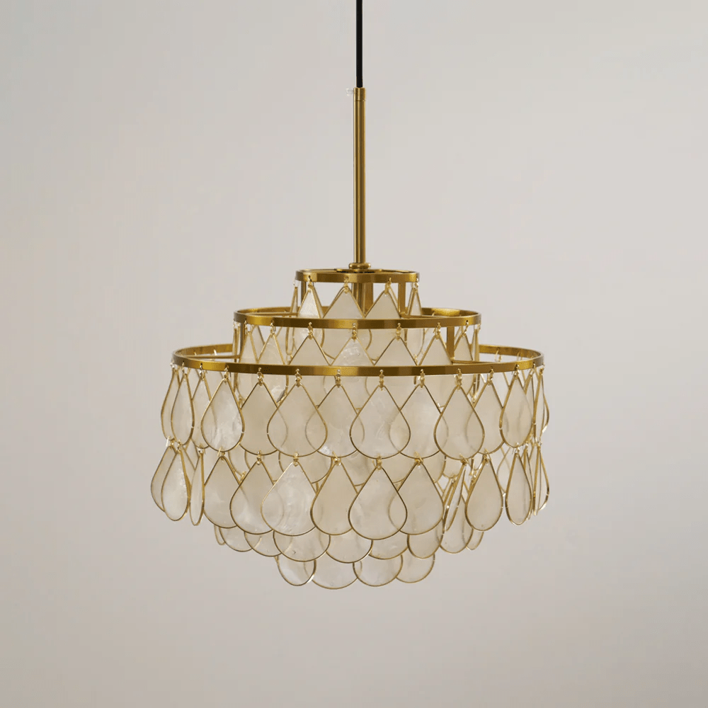 Teardrops Shell Chandelier - Lamp Outdoor