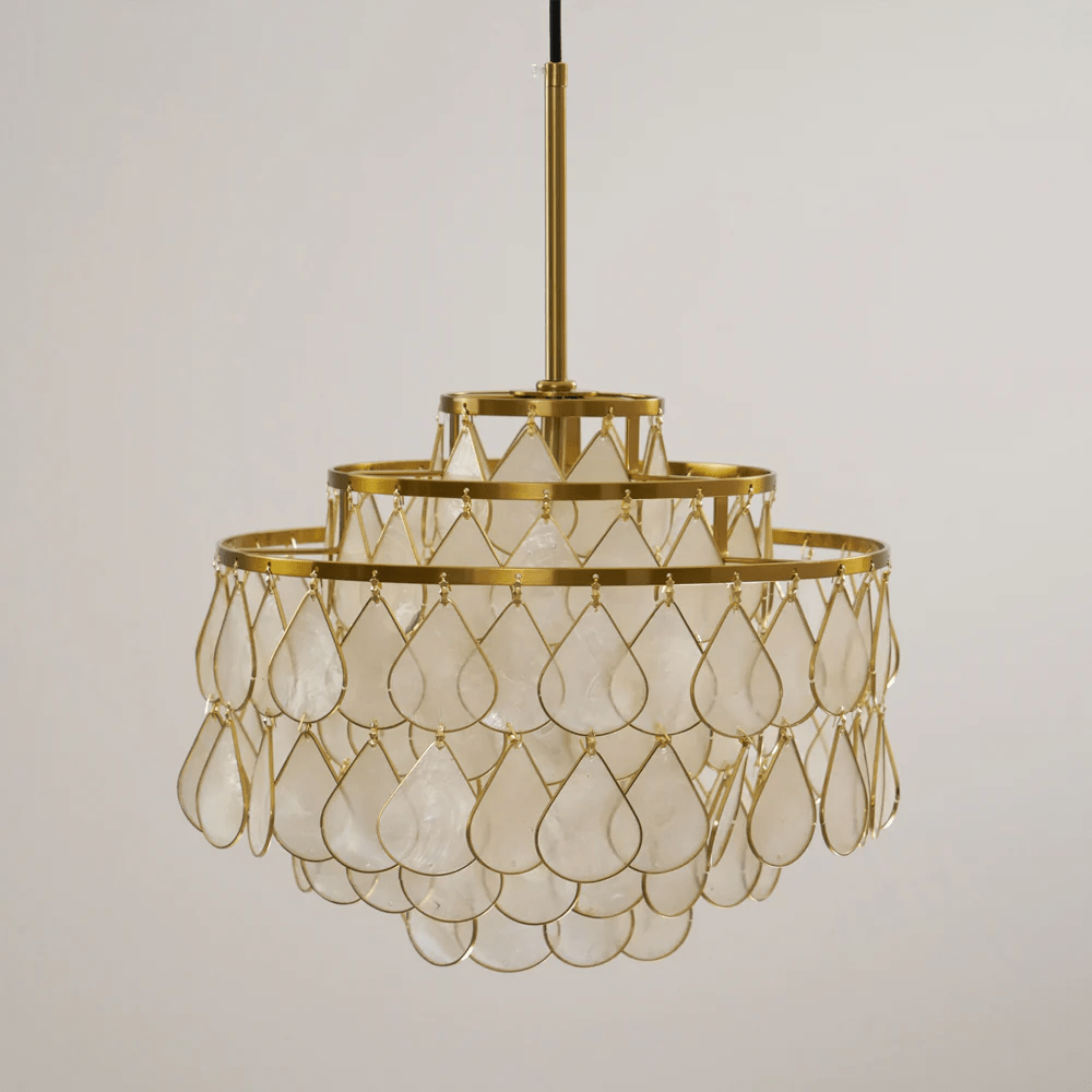 Teardrops Shell Chandelier - Lamp Outdoor