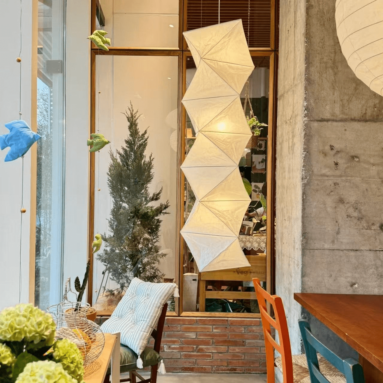 Washi Paper L8 Pendant Light - Lamp Outdoor