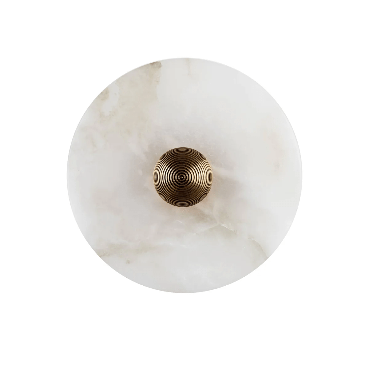 Selene Minimalist Alabaster Ceiling Light - Lamp Outdoor