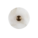 Selene Minimalist Alabaster Ceiling Light - Lamp Outdoor