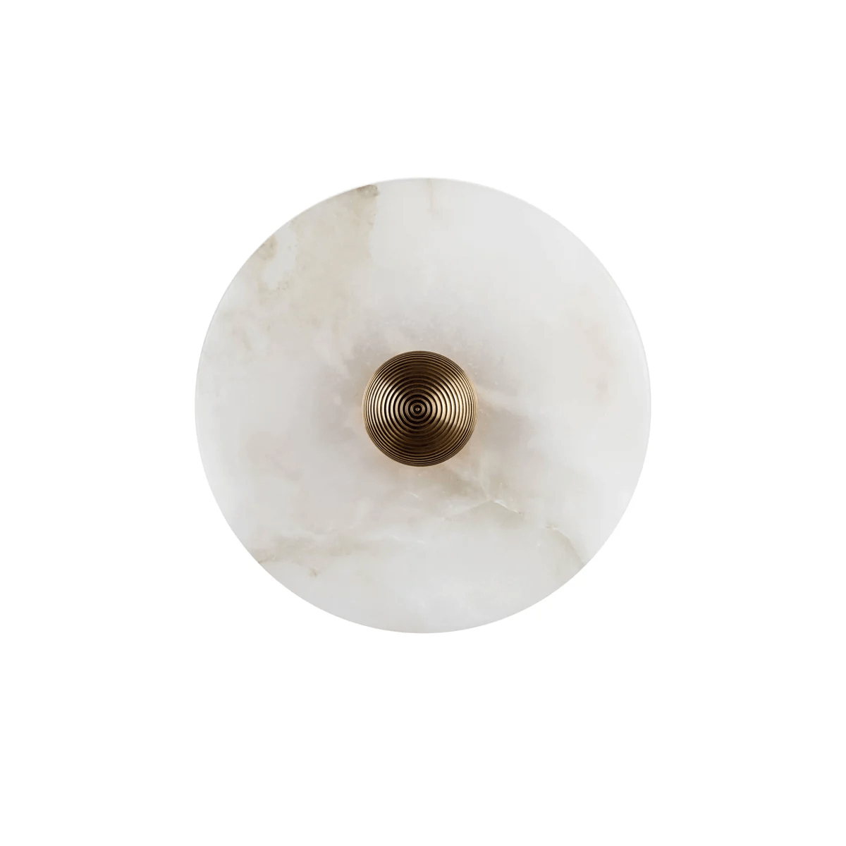 Selene Minimalist Alabaster Ceiling Light - Lamp Outdoor