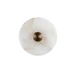 Selene Minimalist Alabaster Ceiling Light - Lamp Outdoor