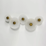 Selene Minimalist Alabaster Ceiling Light - Lamp Outdoor