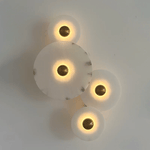Selene Minimalist Alabaster Ceiling Light - Lamp Outdoor