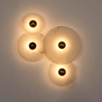 Selene Minimalist Alabaster Ceiling Light - Lamp Outdoor