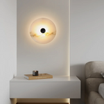 Selene Minimalist Alabaster Ceiling Light - Lamp Outdoor