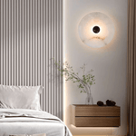 Selene Minimalist Alabaster Ceiling Light - Lamp Outdoor