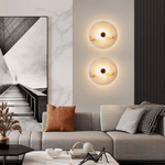 Selene Minimalist Alabaster Ceiling Light - Lamp Outdoor
