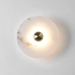 Selene Minimalist Alabaster Ceiling Light - Lamp Outdoor