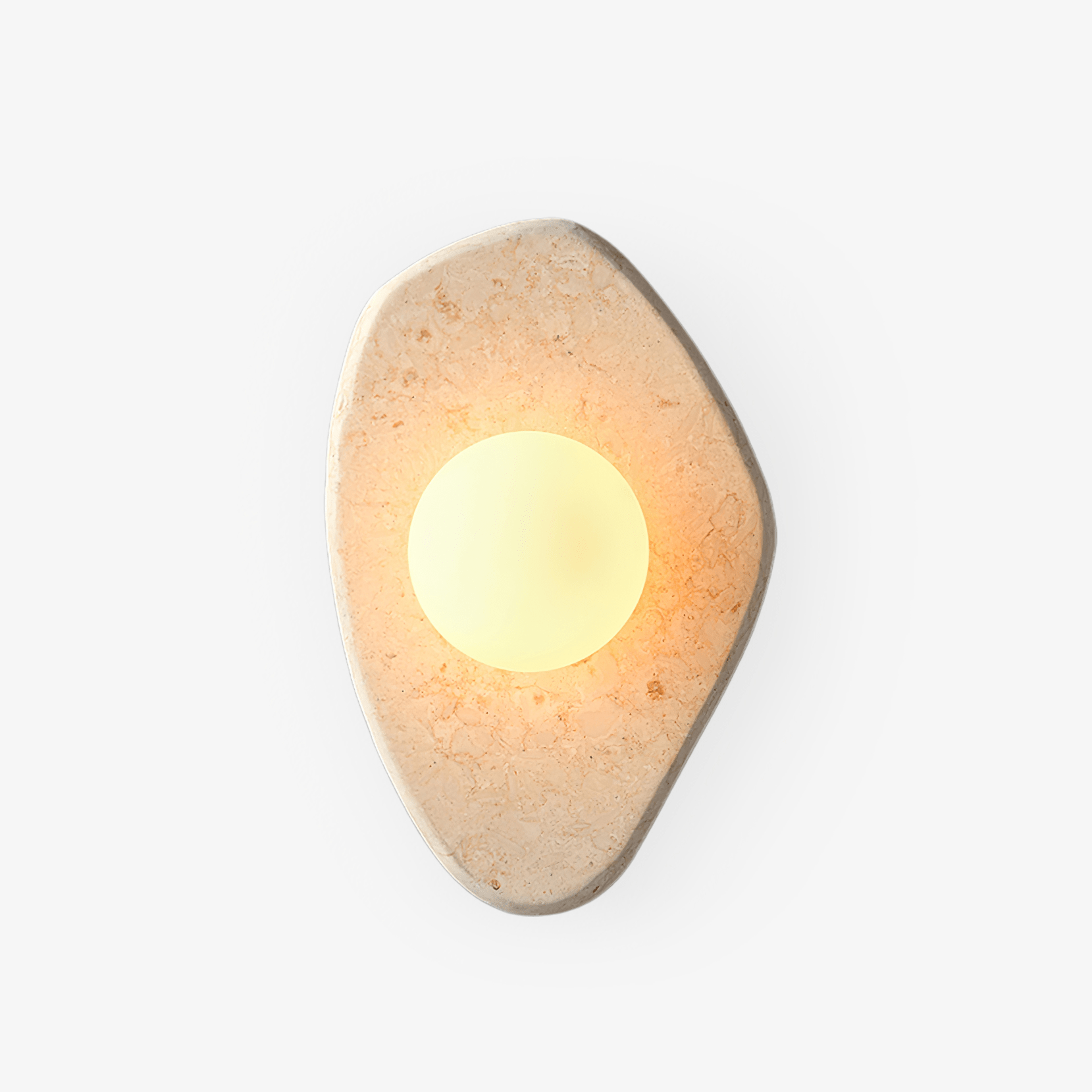 Pebble Rustic Marble Wall Light - Lamp Outdoor