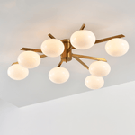 Nova Modern Glass Ceiling Light - Lamp Outdoor