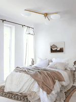 Nova Modern Glass Ceiling Light - Lamp Outdoor